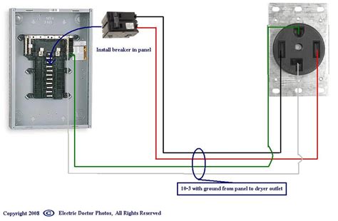 dryer  prong wiring diagram