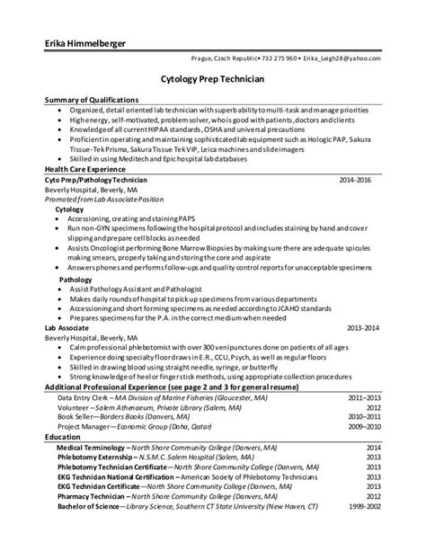 healthcare resume