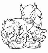 Werehog Knuckles Tails Eggman Dxf Everfreecoloring sketch template