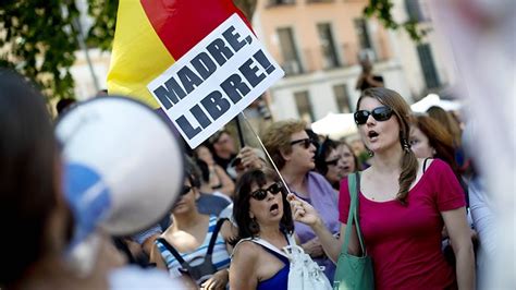 the spanish feminist protest about women s rights the