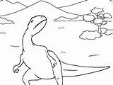 Coloring Allosaurus Getdrawings sketch template
