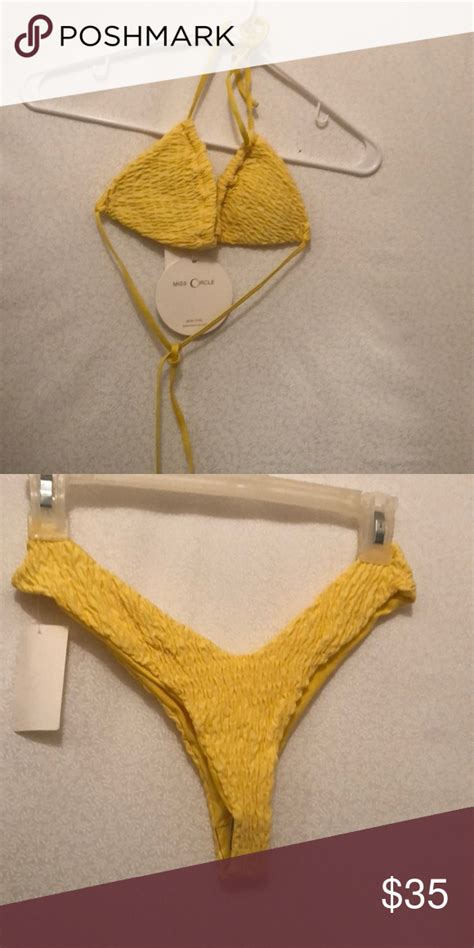 itsy bitsy teenie weenie yellow bikini nwt yellow bikini