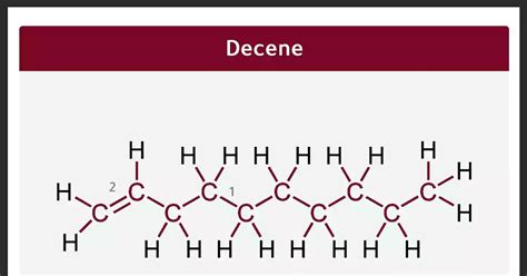 decene ch molecular geometry hybridization molecular weight
