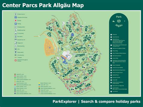 village map  center parcs park allgaeu parkexplorer