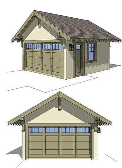 plan td craftsman style detached garage plan garage style garage plan craftsman house