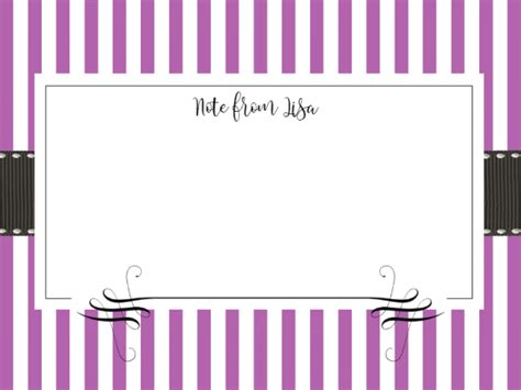 note card templates