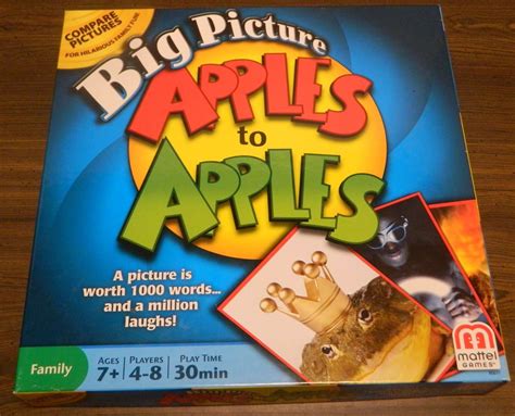 big picture apples  apples board game review  rules geeky hobbies