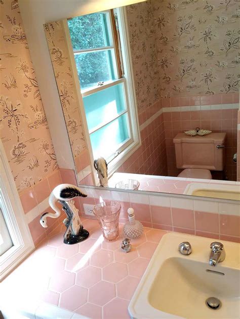 mamie pink bathroom built  scratch sneak peek  nanette  jims latest project