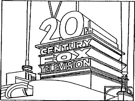 century fox logo coloring pages coloring pages