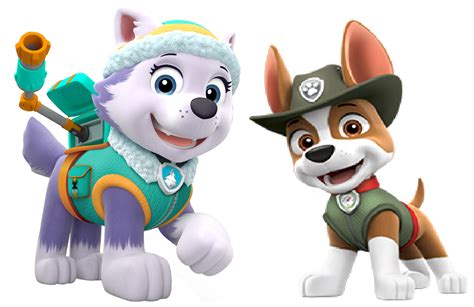 Image Everest And Tracker Friends Png Paw Patrol Wiki