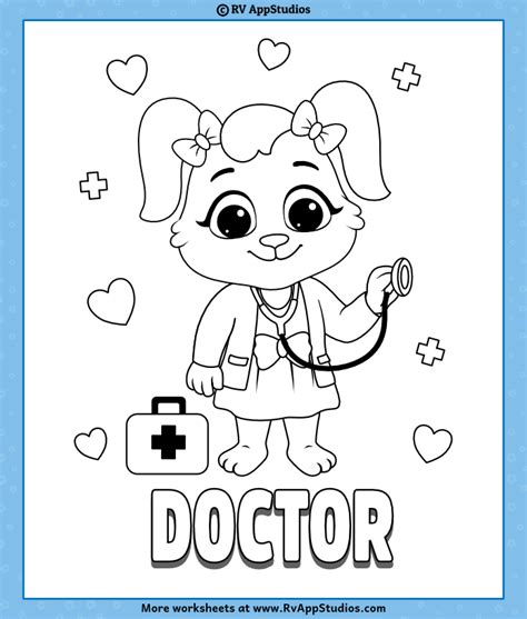 doctor coloring pages  kids