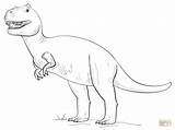 Tiranosaurio sketch template