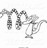 Mongoose Cartoon Coloring Snake Vector Leishman Ron Attacking Outlined 1024 11kb sketch template