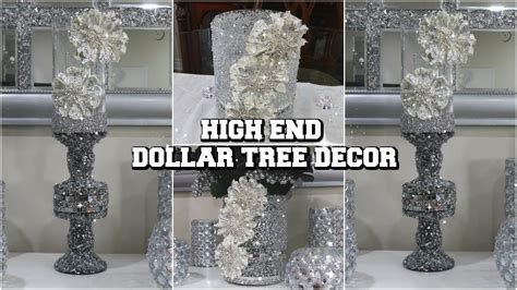 high  dollar tree diy home decor  easy glam decor