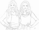 Victorious Coloring Pages Cast Jade Tori Template Deviantart sketch template