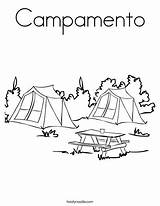 Coloring Camping Camp Pages Campamento Printable Ground Noodle Sheet Twistynoodle Twisty Print Worksheet Favorites Outline Login Add Built California Usa sketch template
