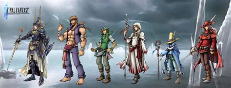 Final Fantasy I Warriors Of Light By Isaiahjordan On Deviantart