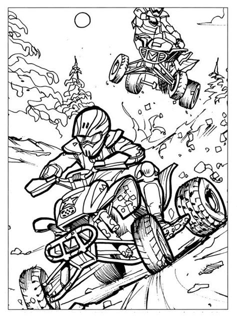 amazing atv motor coloring pages coloring pages