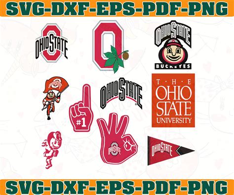 ohio buckeyes svg buckeyes svg ohio buckeyes ncaa svg nfl etsy