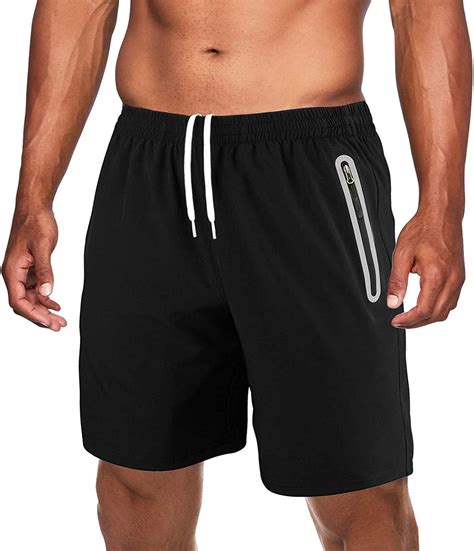 tacvasen men s lightweight running shorts quick drying gym shorts with