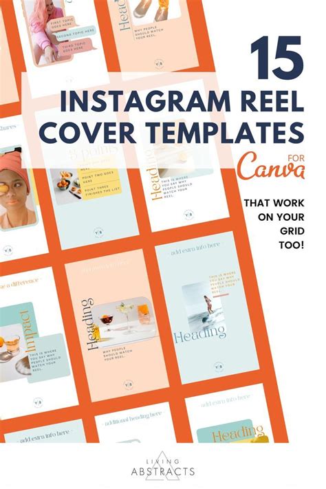 instagram reels cover templates  canva cover template templates