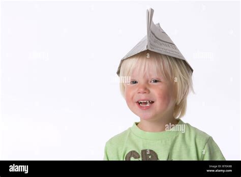 paper hat cut  high resolution stock photography  images alamy