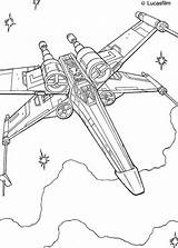 Skywalker Raumschiffe Speeder Ausmalbilder Malvorlagen Sheets sketch template