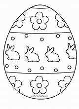 Coloring Easter sketch template