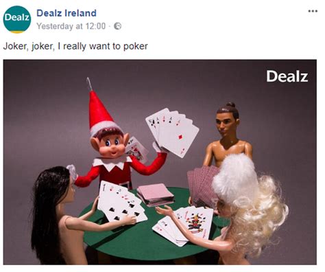 Dealz Ireland Shares Picture Of Elf Doing Something