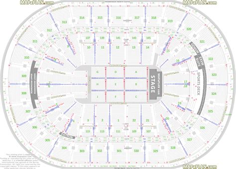 boston td garden seating chart detailed seat row numbers  stage full concert sections