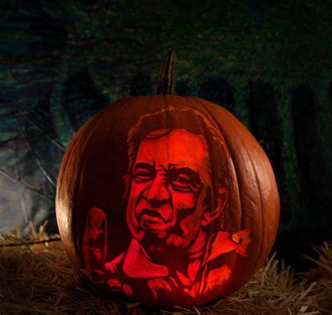 maniac pumpkin carvers salute  art  zombies wired
