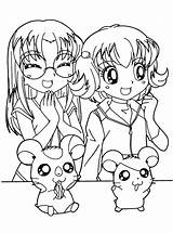 Hamtaro Coloriages Kleurplaten Animaatjes Picgifs Malvorlagen Kleurplaat sketch template