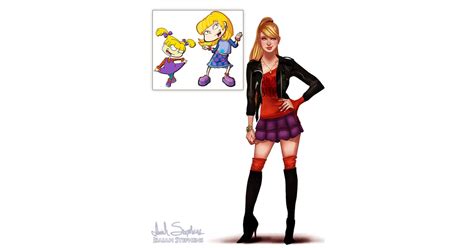 angelica from rugrats 90s cartoon characters as adults