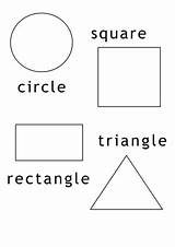 Forme Geometriche Figurer Geometrica Triangle Tracing sketch template