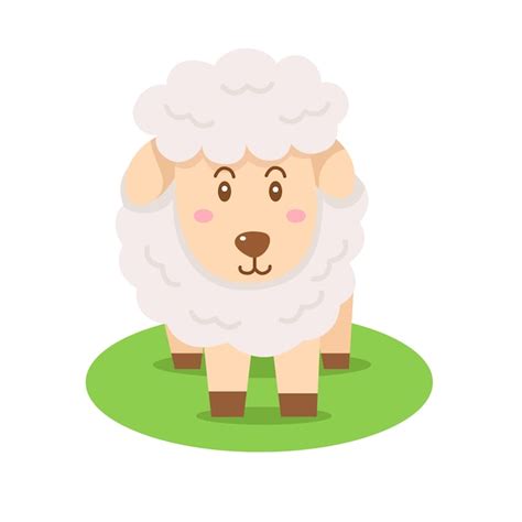 premium vector illustrator  sheep animal farm