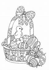 Easter Coloring Pages Basket Adults Adult Printable Kids Colouring Sheets Color Print Spring Vintage Printables Chick христос Bestcoloringpagesforkids Book Ostern sketch template
