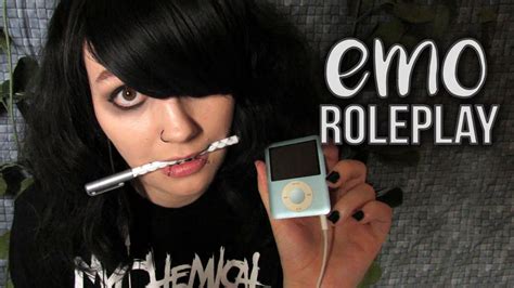 Asmr Emo Roleplay Sneaking Out ~ Pen Chewing ~ Whisper Singing