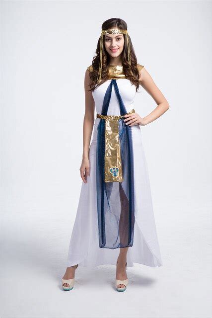 2016 halloween clothes women sleeveless arab queen of egypt cleopatra