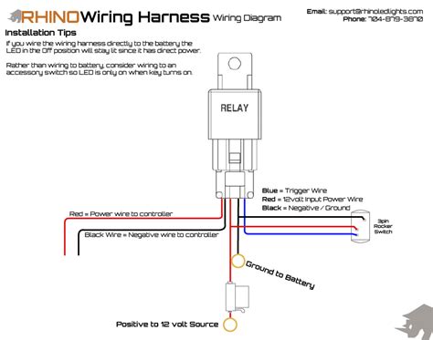 wiring harness rhino lights llc