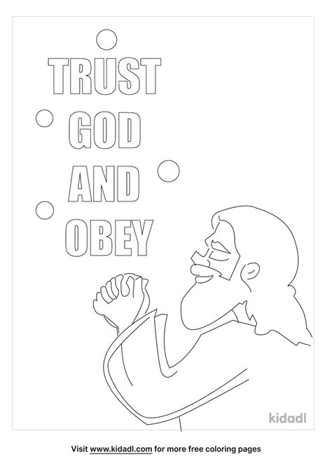 obey god coloring pages  bible coloring pages kidadl