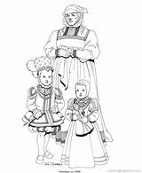 Coloring Renaissance Fun Kids Clothing Survival Pages Coloringpagesfun Printable Costume 288px 12kb sketch template
