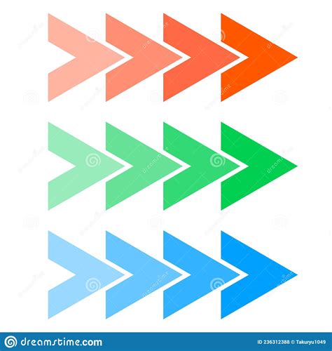 vectorpictogram van een pijl die snelheid vertegenwoordigt kleurrijke pictogrammen vector