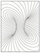 Illusions Adults Optique Mandala Illusione Illusionista Geometrico Illusioni Ottica Ottiche Bacheca sketch template