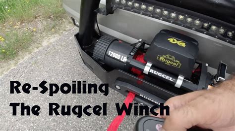 spooling  rugcel winch youtube