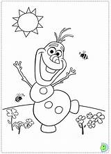 Frozen Coloring Pages Disney People Olaf Printable Sheets Sheet Kids Color Fun Anna Colour Character Coloriage Elsa Paper Dinokids sketch template