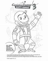 Coloring Pages Universal Studios Getdrawings Curious sketch template