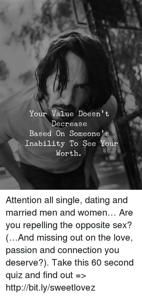 your value doesn t decrease based on someone s inability