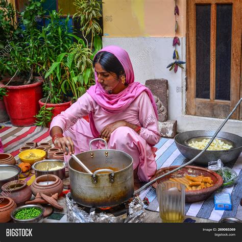 Women Cooking Indian Image And Photo Free Trial Bigstock