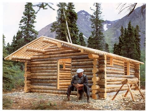 build  log cabin   woods  home plans design