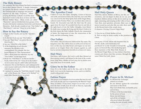 pray  rosary  spanish printable